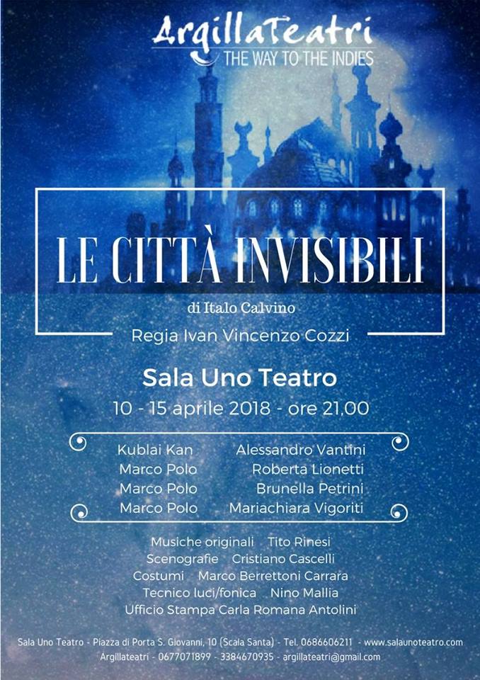 Teatro: Le città invisibili di Calvino a San Giovanni con Argillateatri
